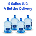 4 Bottles of 5 Gallon Jug - Water and Delivery Included