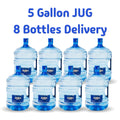 8 Bottles of 5 Gallon Jug - Water and Delivery Included
